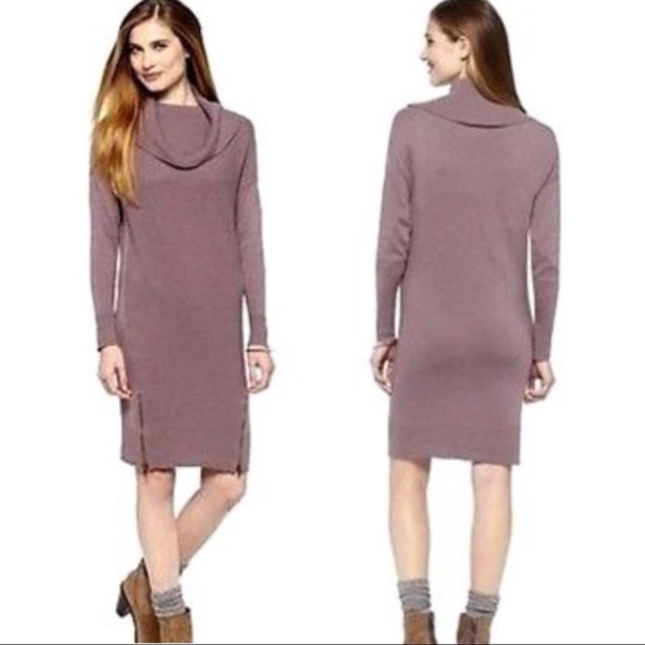 NWT Mossimo Cowl Neck Long Sleeve Sweater Dress - Picture 1 of 8